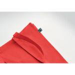 Einkaufstasche Fairtrade 180g Rot, geöffnet dargestellt
