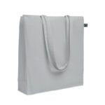 Einkaufstasche Fairtrade 180g Grau als Werbeartikel mit Logodruck