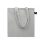 Einkaufstasche Fairtrade 180g Grau, Rückansicht