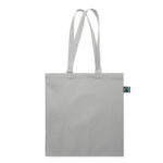 Einkaufstasche Fairtrade 180g Grau, Seitenansicht