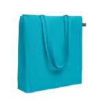 Einkaufstasche Fairtrade 180g Blau als Werbeartikel mit Logodruck