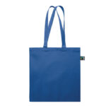 Einkaufstasche Fairtrade 180g Blau, Seitenansicht