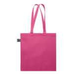 Einkaufstasche Fairtrade 180g Rosa, Detailaufnahme des Materials