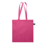 Einkaufstasche Fairtrade 180g Rosa, Seitenansicht