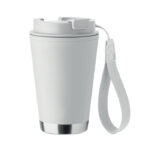 Doppelwandiger Becher 300 ml Weiß als Werbeartikel mit Logodruck
