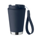 Doppelwandiger Becher 300 ml Blau als Werbeartikel mit Logodruck