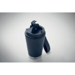 Doppelwandiger Becher 300 ml Blau, Detailaufnahme des Materials