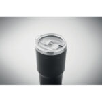 Doppelwandiger Becher 500ml Schwarz, Detailaufnahme des Materials