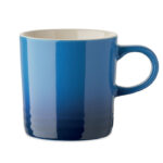 Keramikbecher 290 ml Blau als Werbeartikel mit Logodruck