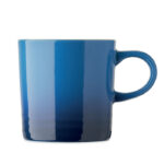 Keramikbecher 290 ml Blau, Seitenansicht