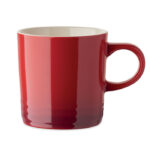 Keramikbecher 290 ml Rot als Werbeartikel mit Logodruck