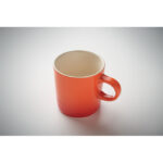 Keramikbecher 290 ml Orange, Detailaufnahme des Materials