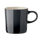 Keramikbecher 290 ml Grau als Werbeartikel mit Logodruck