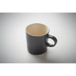 Keramikbecher 290 ml Grau, Detailaufnahme des Materials