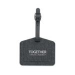 Kofferanhänger Apple® Find My mit markiertem Druckbereich für Ihr Logo