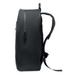 Laptop-Rucksack 300D RPET, geöffnet dargestellt