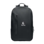 Laptop-Rucksack 300D RPET mit markiertem Druckbereich für Ihr Logo
