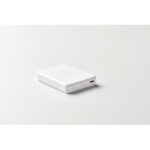 Powerbank 5000 mAh Weiß, Detailaufnahme des Materials