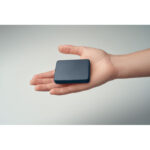 Powerbank 5000 mAh Blau, geöffnet dargestellt