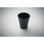 Wiederverwendbarer Becher PLA Schwarz, Detailaufnahme des Materials