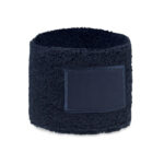 Schweißarmband Polycotton Blau als Werbeartikel mit Logodruck