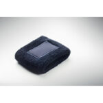 Schweißarmband Polycotton Blau, Detailaufnahme des Materials