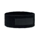 Stirnband Polycotton Schwarz als Werbeartikel mit Logodruck