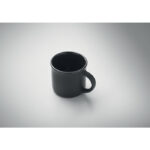 Espresso Tasse Keramik 40 ml Schwarz, Detailaufnahme des Materials