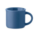 Espresso Tasse Keramik 40 ml Blau als Werbeartikel mit Logodruck