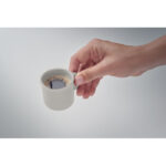 Espresso Tasse Keramik 40 ml Weiß, geöffnet dargestellt
