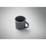 Espresso Tasse Keramik 40 ml Grau, Detailaufnahme des Materials