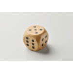 Spielwürfel Schima-Holz Ø 5cm – Seitenansicht