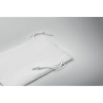 Kleiner Beutel RPET Non-Woven Weiß, Detailaufnahme des Materials