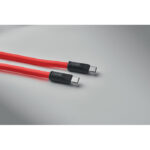 60W Lanyard-Ladekabel Rot von oben