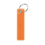 Reflekt. Schlüsselanhänger PVC Orange als Werbeartikel mit Logodruck