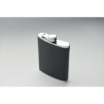 Flachmann 200 ml Schwarz, Detailaufnahme des Materials