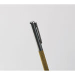Drehkugelschreiber Metall, Detailaufnahme des Materials