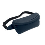 Gürteltasche 600D RPET Blau als Werbeartikel mit Logodruck