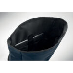 Rolltop-Rucksack 600D RPET Blau inklusive Verpackung