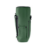 Rolltop-Rucksack 600D RPET Gruen, Seitenansicht