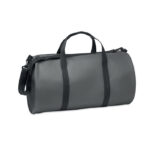 Sport-/Reisetasche 600D RPET Grau, Rückansicht