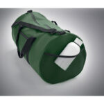 Sport-/Reisetasche 600D RPET Gruen, Detailaufnahme des Materials
