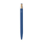 Druckkugelschreiber recy. Alu Blau, Rückansicht