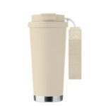 Doppelwandiger Trinkbecher 500m Braun von oben