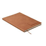 DIN A5 Smokey Notizbuch PU Braun als Werbeartikel mit Logodruck