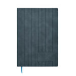 DIN A5 Smokey Notizbuch PU Blau von oben