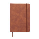 DIN A5 Smokey Notizbuch PU Braun von oben