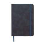 DIN A5 Smokey Notizbuch PU Blau von oben