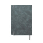 DIN A5 Smokey Notizbuch PU Blau, Rückansicht