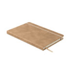 DIN A5 Smokey Notizbuch PU Braun als Werbeartikel mit Logodruck